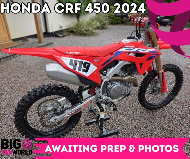 Honda CRF 450 2024 - Only 14 Hrs - Stock, Clean & Vet Rider