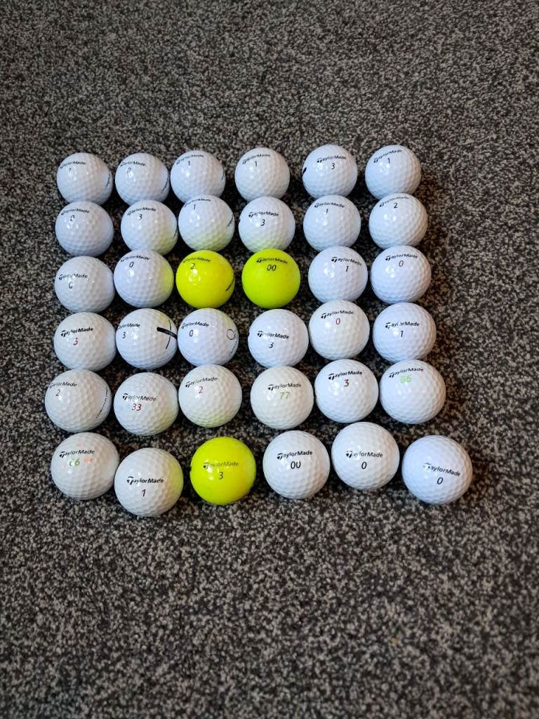 36 TAYLORMADE GOLF BALLS
