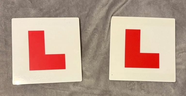 Drivers 'L' Plates