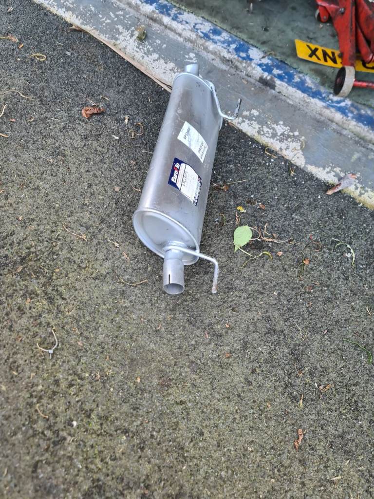 Rear exhaust for mitsubishi colt 