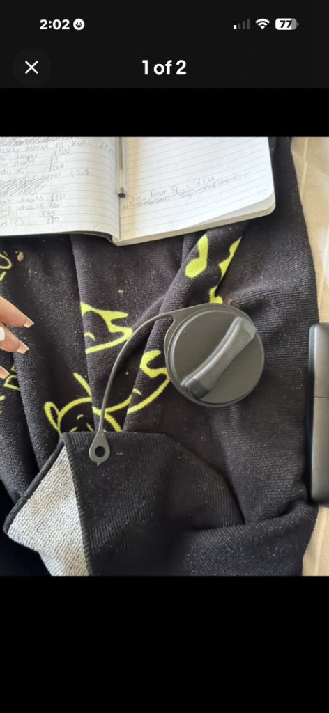 Genuine 2005-2008 fuel cap with anti loss cord 