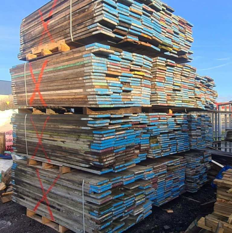 Large Quantity of Reclaimed Timber Boards – Good Condition
