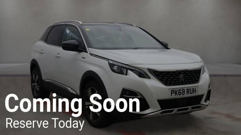 2018 Peugeot 3008 1.5 BlueHDi GT Line 5dr HATCHBACK DIESEL Manual