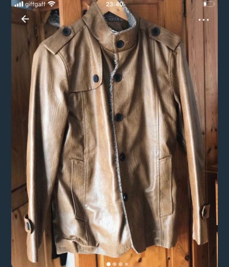 70retro  faux  tanned leather 