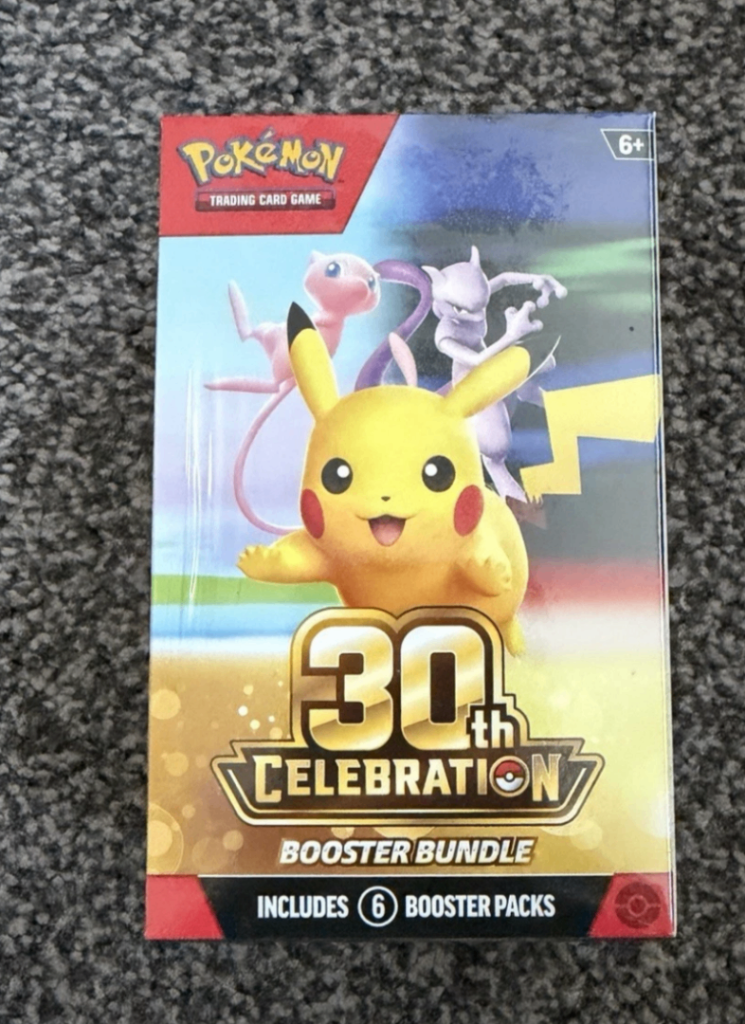 Pokémon cards 30th anniversary booster bundle 