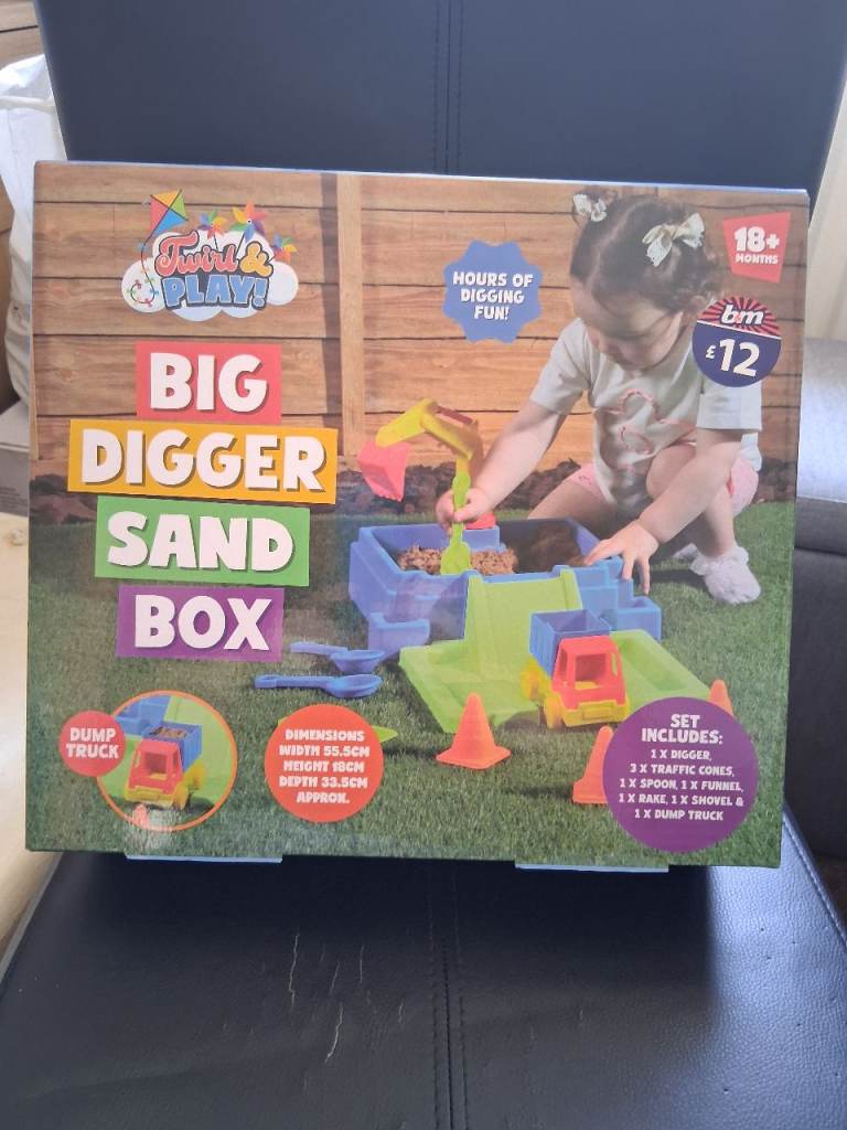 Big Digger Sand Box – NEW, Unopened