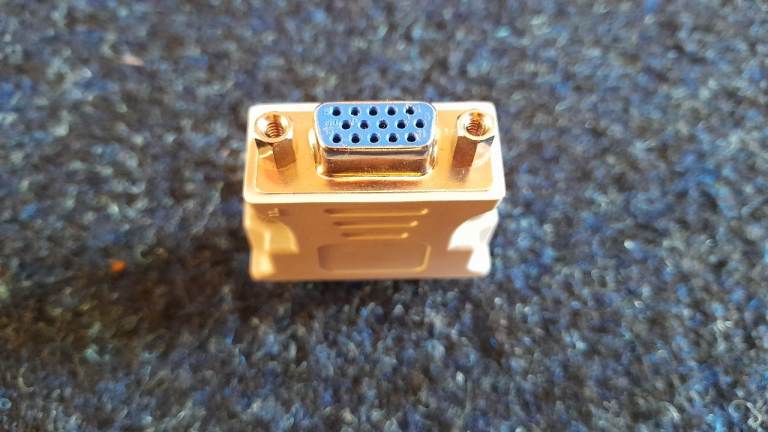 DVI to VGA video adapter