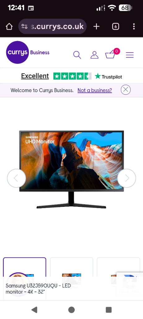 Samsung 32" 4K Ultra HD LED 