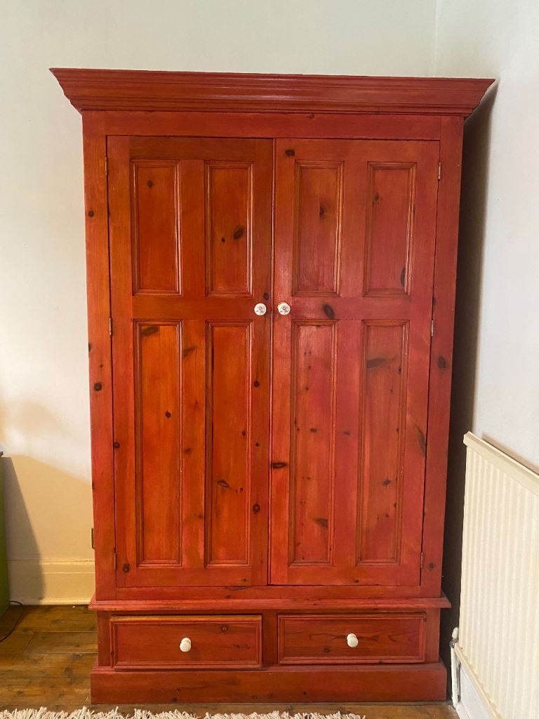 Pine wardrobe 