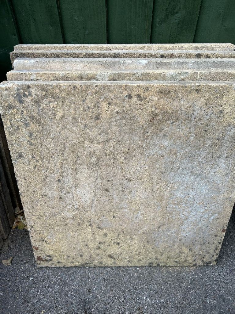 Garden Paving Slabs - Used, Fair Condition