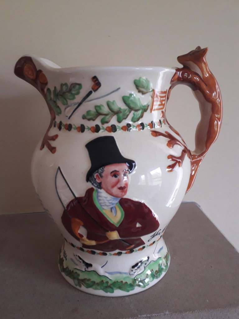 Crown Devon Fieldings John Peel Musical Jug 
