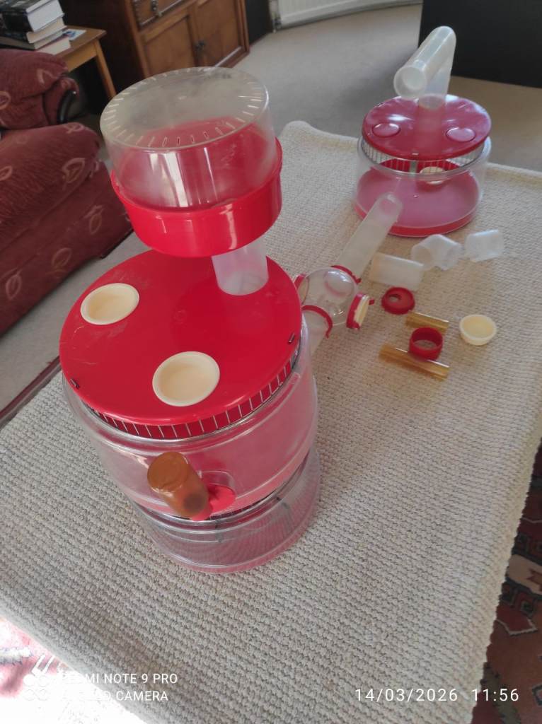 Rotastak hamster / gerbil cage/run