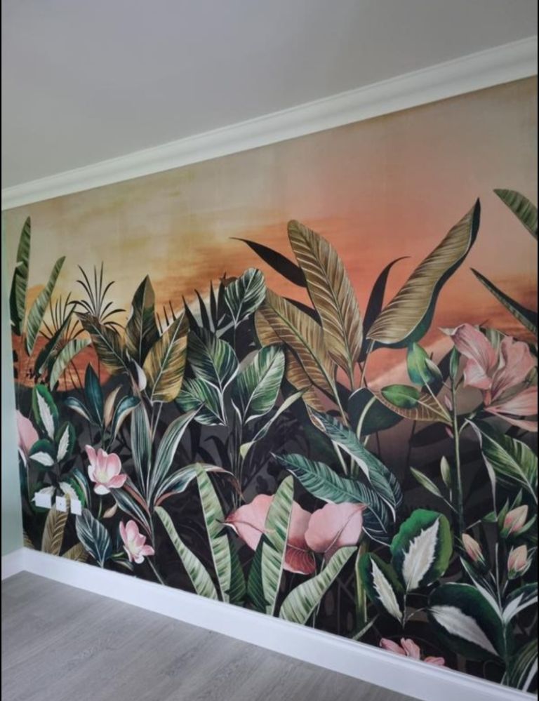 Vintage wall mural from dunelm extra large size 