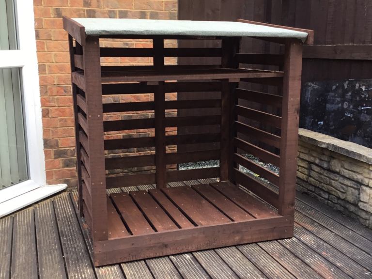 Rustic Wooden Heavy Duty Log Store