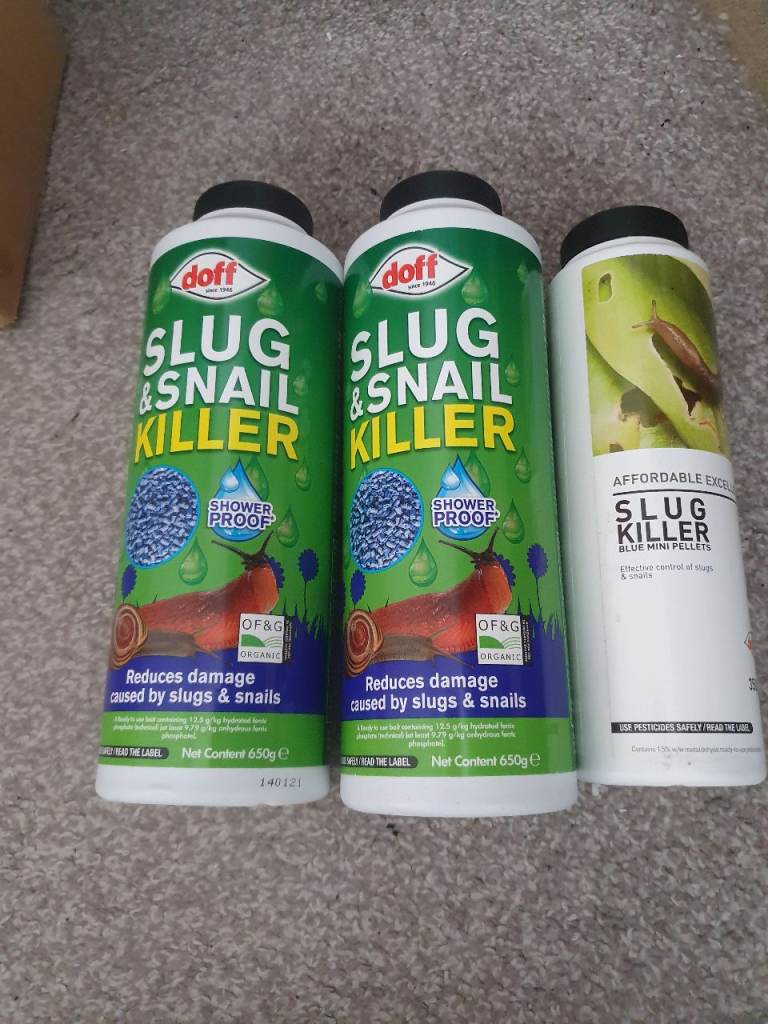 New Doff Slug & Snail Killer Pellets - 3 Bottles