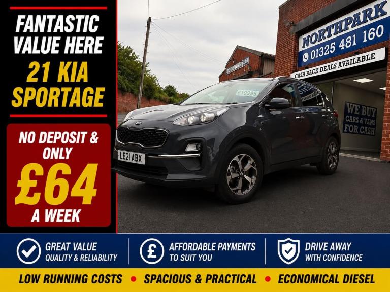 2021 Kia Sportage 1.6 GDi ISG 2 5dr ESTATE Petrol Manual