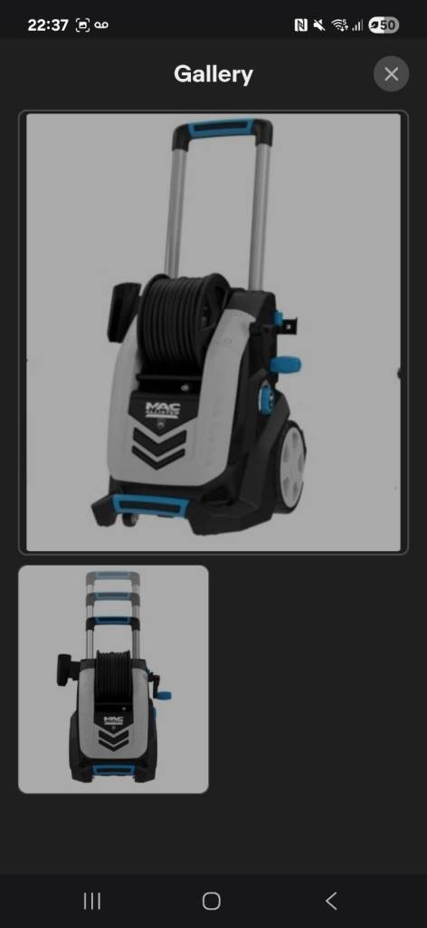 Mac Allister MPWP2200 Pressure Washer – Brand New in Box