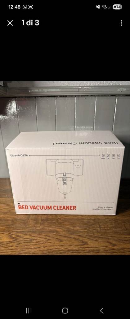 Bed Vacuum Cleaner Ultra-UVC-K16 Mattress Vacuum Cleaner New Boxed