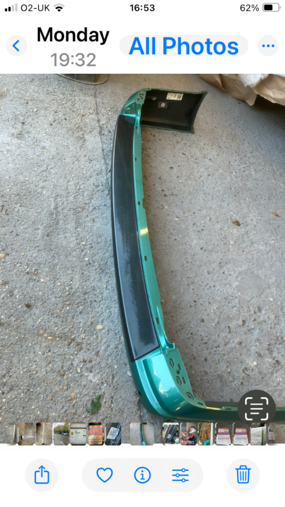 Vw transporter t6 tail gate model rear bumper 