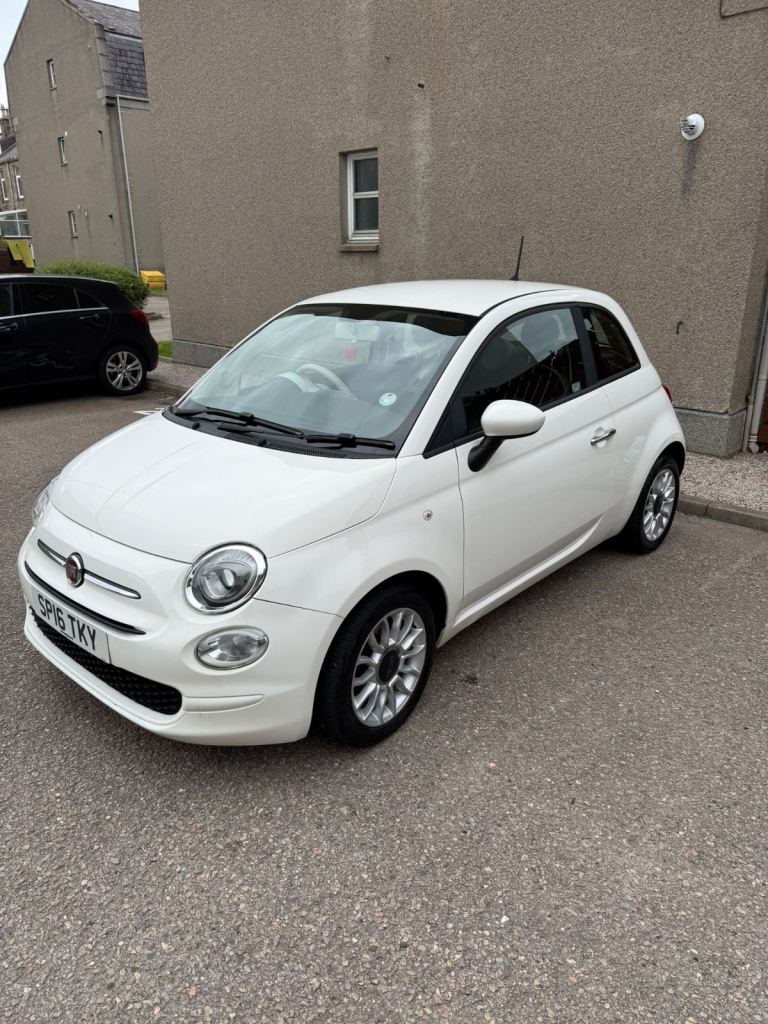 Fiat, 500 Pop Star, 2016, Manual, 1242 (cc), 3 doors, Parking Sensors, MOT Feb 2027, £20 Road Tax