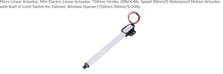 Actuator. Mini Micro Actuator. New but missing instructions. 