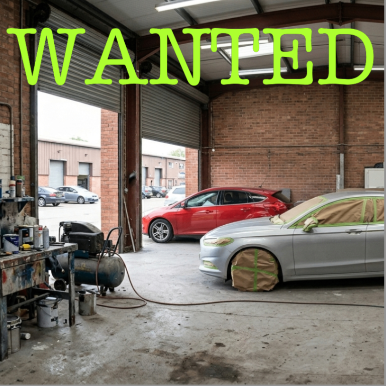 WANTED – Large Garage / Workshop / Unit To Rent – Vehicle Spraying Use