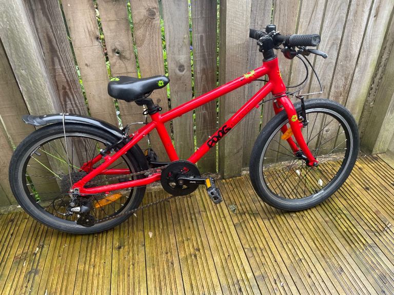 Frog 55 Red bike 20” wheels. 