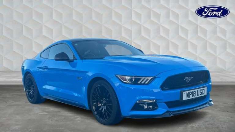 2018 Ford Mustang 5.0 V8 GT Fastback SelShift Euro 6 2dr Automatic Coupe Petrol Automatic