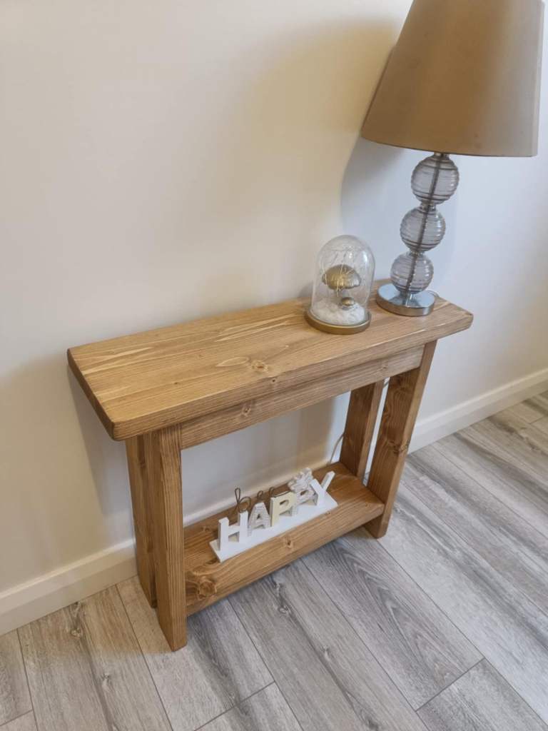 Solid Wood Narrow Console Table
