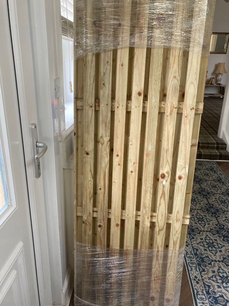 Roma double sided fence panel