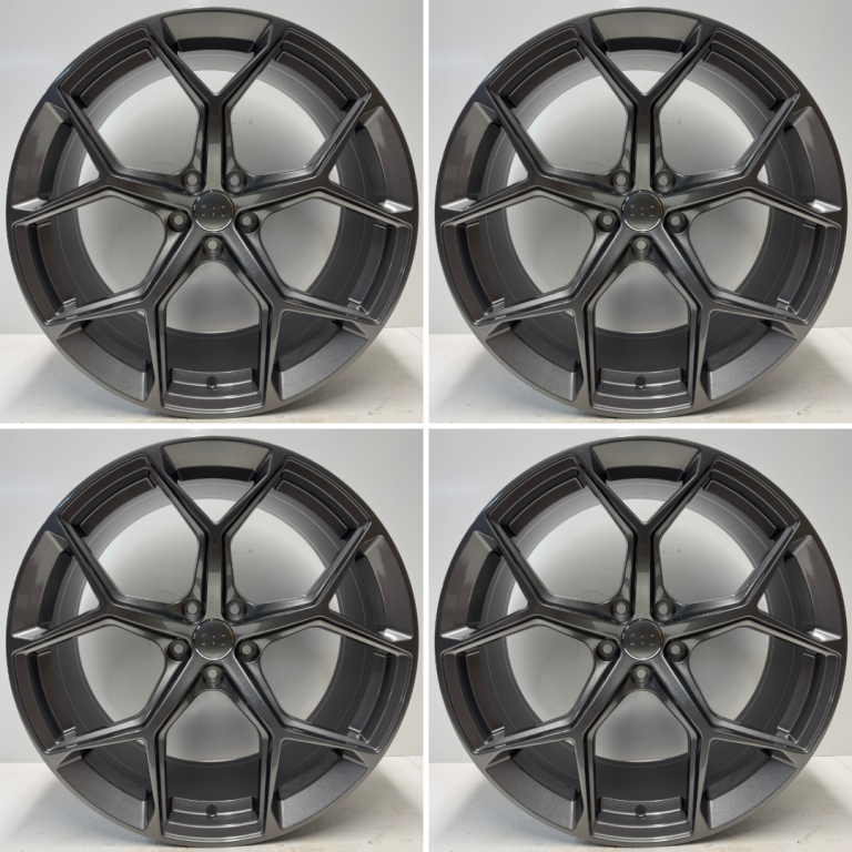 Audi A4 A5 A6 A7 20" RS6 Style Performance Alloy Wheel Set Grey Q3 Q5 Tiguan