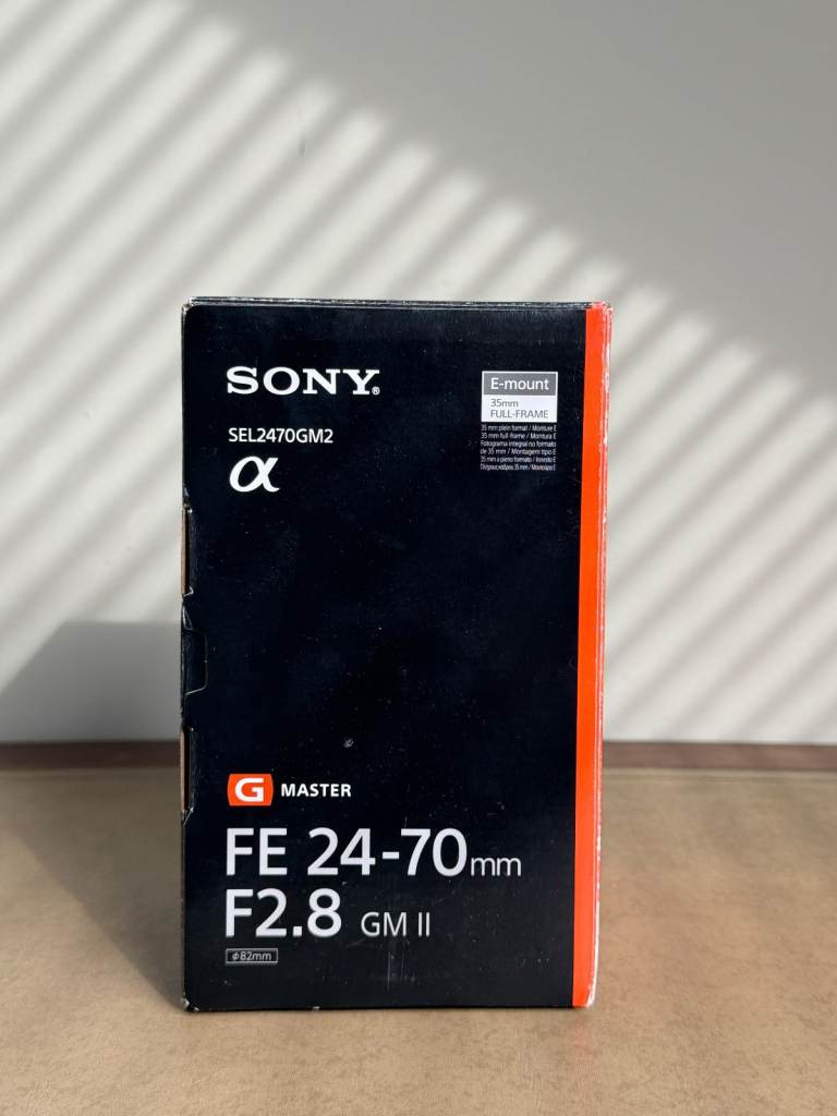 Sony FE 24-70mm f/2.8 GM G Master II Lens boxed MINT condition