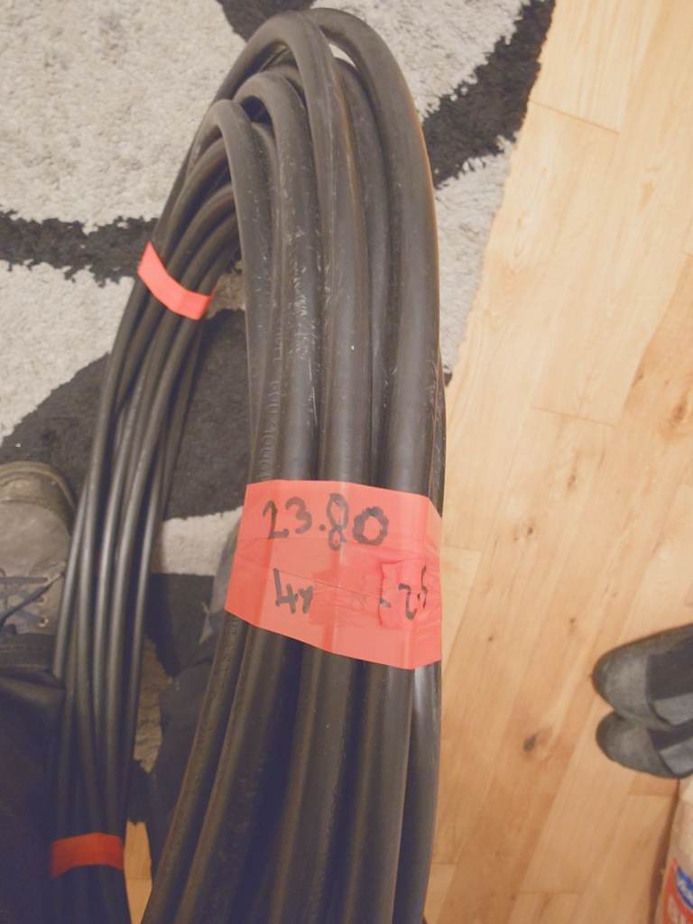 Swa armoured cable 23.80m 4 core x2.5mm 