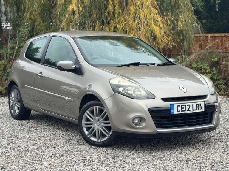 2012 Renault Clio 1.2 TCE Dynamique TomTom 3dr HATCHBACK PETROL Manual