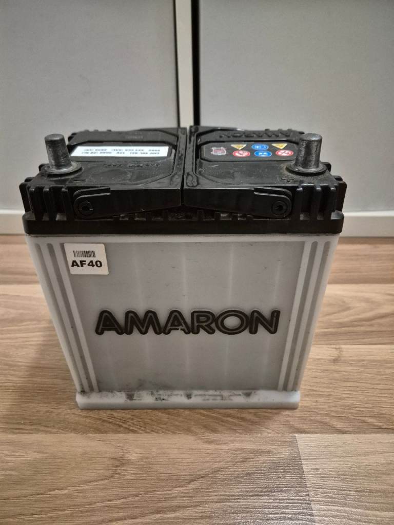 Amaron 12V used car battery 