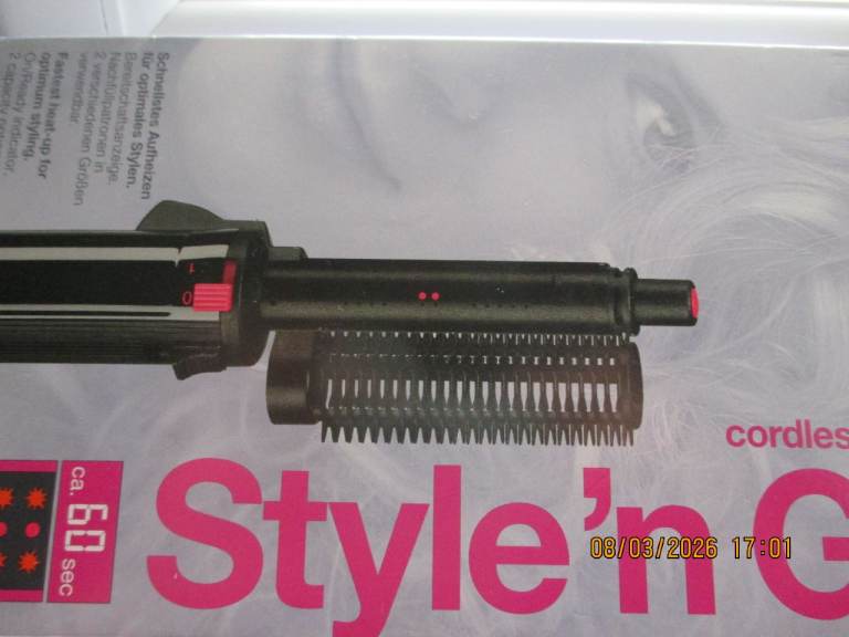 Braun Style'n Go Cordless tong & brush