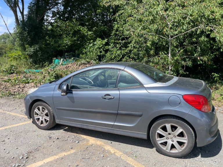 PEUGEOT 207 CC 1.6 SPORT CONVERTIBLE 57 REG GENUINE 49918 MOT NOVEMBER 29TH ROOF INOPERATIVE