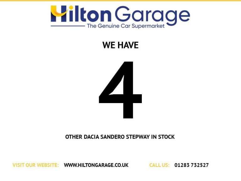 2020 Dacia Sandero Stepway 0.9 TCe SE Twenty Hatchback 5dr Petrol Manual Euro 6 (s/s) (90 ps) R P...