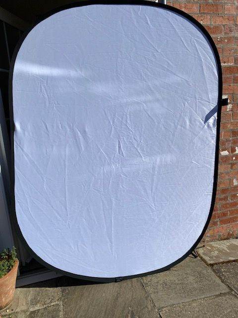 NEEWER 1.5 x 2M / 5 x 7FT 2-in-1 Collapsible Backdrop Kit (Black&White)