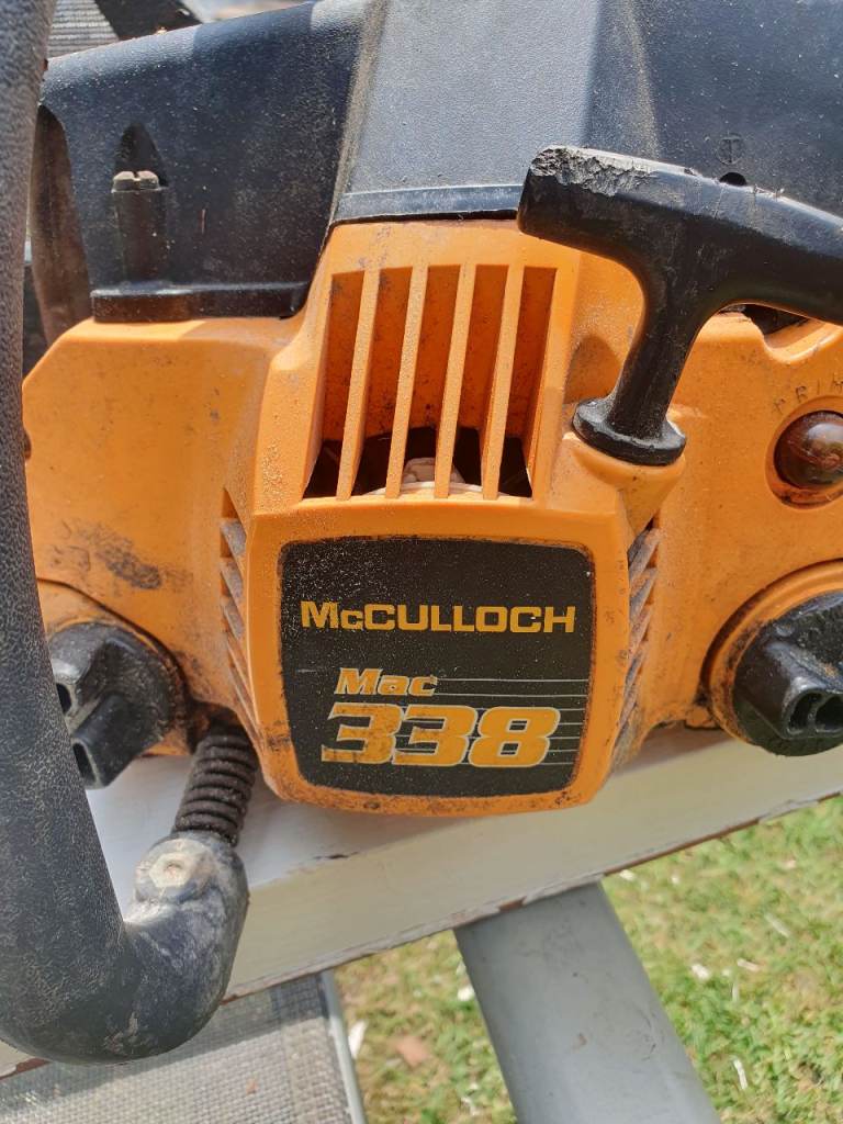 Muchuloch 338 chainsaw 14 inch bar.