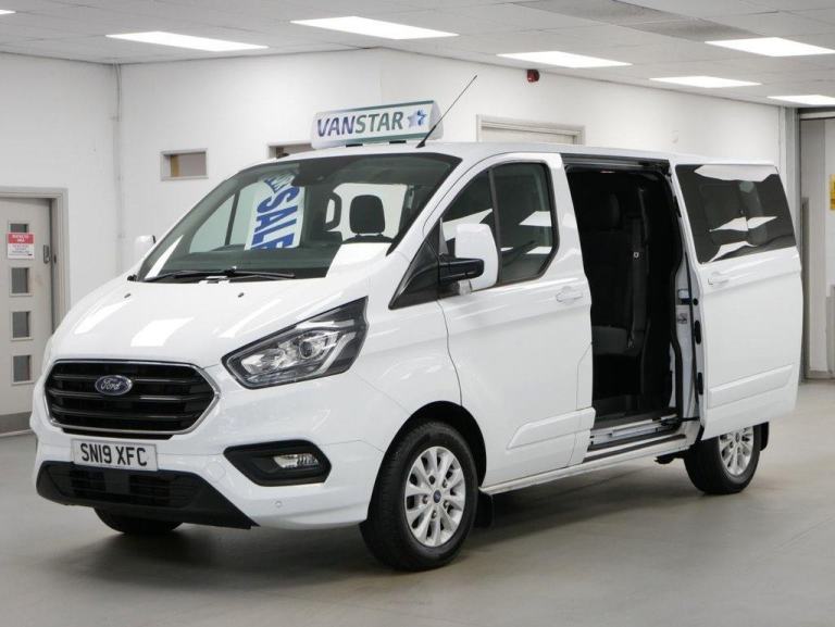 2019 TRANSIT CUSTOM 300 2.0 EBL 170 BHP SWB LIMITED CREWCAB 6 SEATER ( NO VAT )