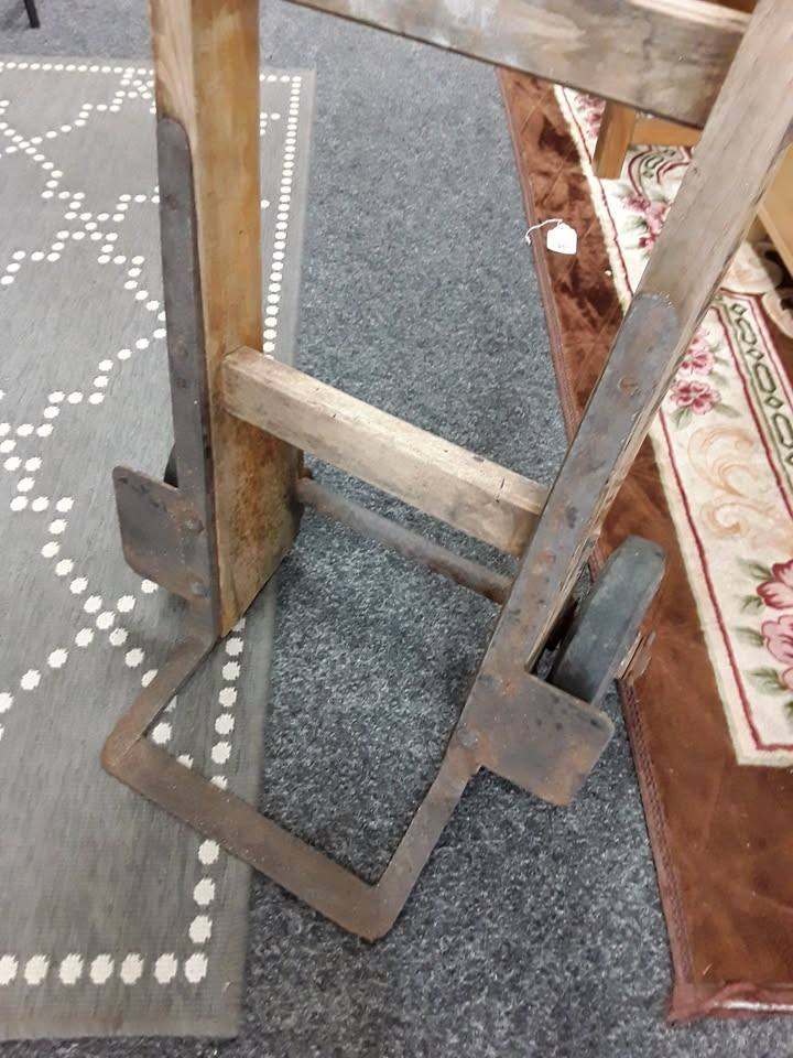 Vintage solid oak Slingsby sack truck Low Cost Moves 2nd Hand Furniture STALYBRIDGE SK15 3DN
