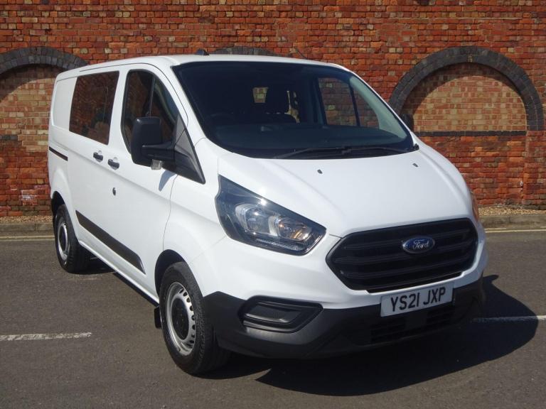 2021 Ford Transit Custom 2.0 EcoBlue 130ps Low Roof D/Cab Leader Van PANEL VAN DIESEL Manual