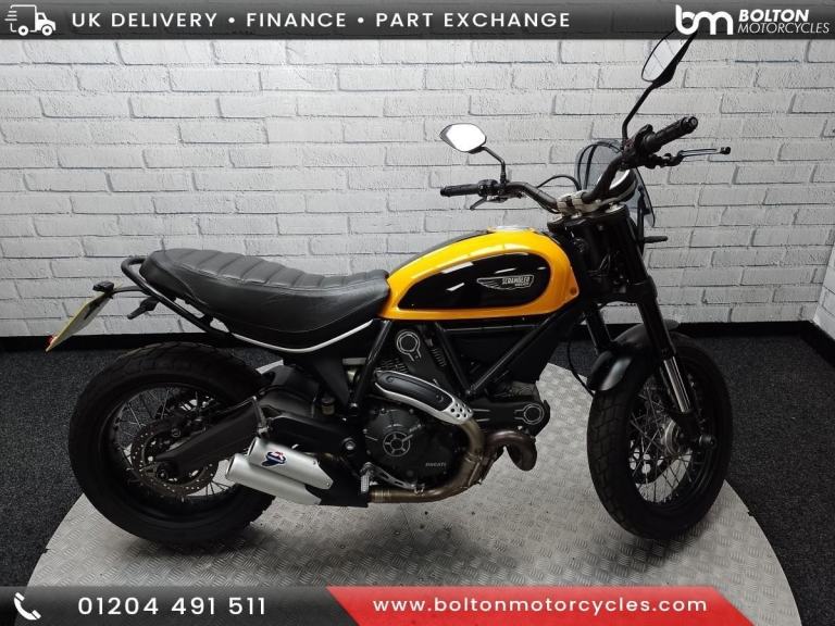 Ducati Scrambler Classic Motorcycle Orange