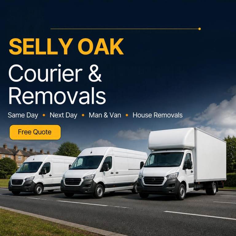 Selly Oak Man and Van – Student Moves & Same Day Courier