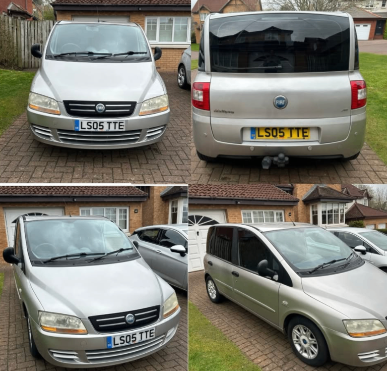 2005 Fiat Multipla 1.9 JTD Eleganza Manual MPV Diesel Tow Bar 6 Seater 