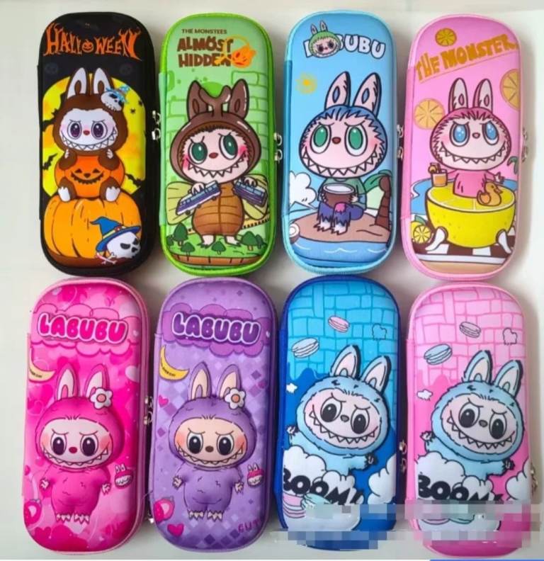 kids Multi-coloured cute pencil case