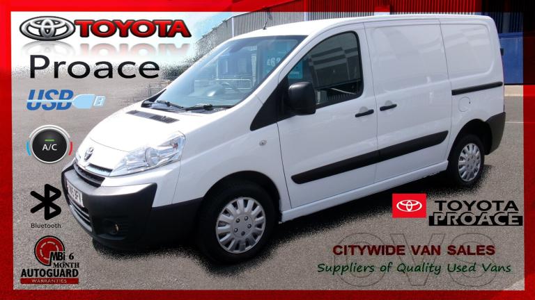 2015 Toyota ProAce 120 Van 1.6HDi H1 90hp NO VAT PANEL VAN Diesel Manual