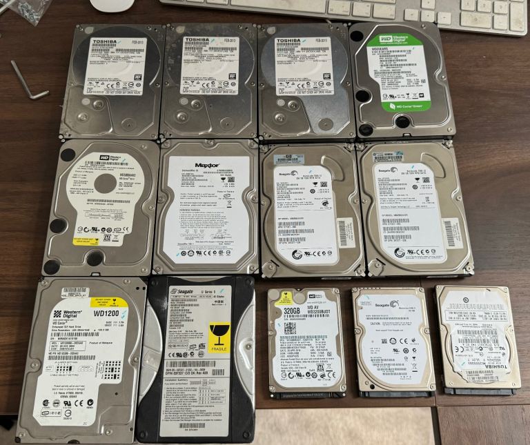 9 hard drives for sale (selling individually, please see description)
