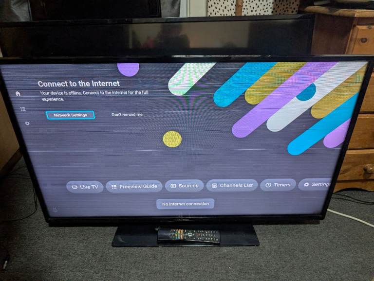 Bush 43inch led hd Smart TV.